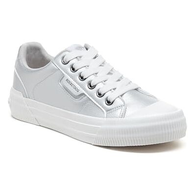 Rocket Dog Women's Cheery Sneaker, Silver, 8 Rocket Dog Women's Cheery Sneaker, Silver, 8