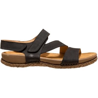 El Naturalista Unisex-vuxna TABERNAS sandaler, dam, herr sandaler, Svart noir noir, 45 EU El Naturalista Unisex-vuxna TABERNAS sandaler, dam, herr sandaler, Svart noir noir, 45 EU