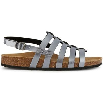 Geox Damer D BRIONIA F platt sandal, gun, 37 EU, Pistol, 37 EU Geox Damer D BRIONIA F platt sandal, gun, 37 EU, Pistol, 37 EU