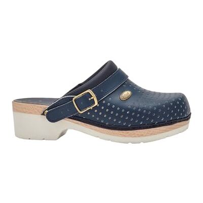 Scholl Dam Clog Supercomfort Sandal, marinblå, 39 EU Bred Scholl Dam Clog Supercomfort Sandal, marinblå, 39 EU Bred