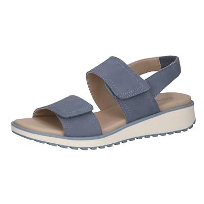 CAPRICE dam 9-28708-44 platta sandaler, LT.BLUE Suede, 37 EU, Lt Blue Mocka, 37 EU CAPRICE dam 9-28708-44 platta sandaler, LT.BLUE Suede, 37 EU, Lt Blue Mocka, 37 EU