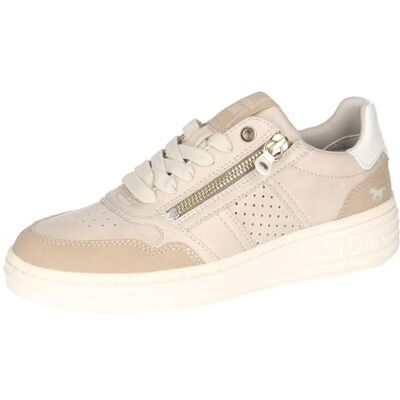 MUSTANG Låga skor sneakers för kvinnor 1510-303, storlek:40 EU, Färg:beige MUSTANG Låga skor sneakers för kvinnor 1510-303, storlek:40 EU, Färg:beige
