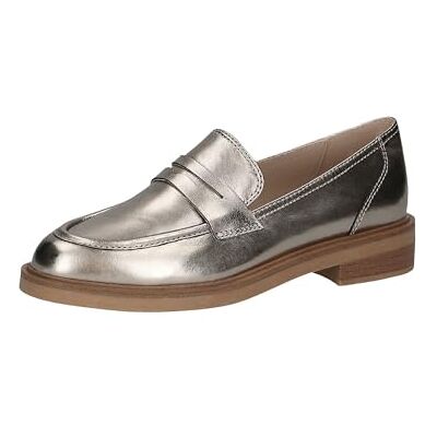 CAPRICE Damer 9-24306-42 platta tofflor, Tygransfärgad metallisk, 40 EU CAPRICE Damer 9-24306-42 platta tofflor, Tygransfärgad metallisk, 40 EU