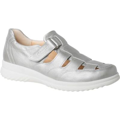 Ganter Heike-h sneakers för kvinnor, silver, 37.5 EU bred Ganter Heike-h sneakers för kvinnor, silver, 37.5 EU bred