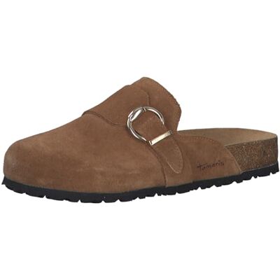 Tamaris dam 1-27602-42 platt sandal, konjak, 36 EU Tamaris dam 1-27602-42 platt sandal, konjak, 36 EU