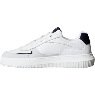Calvin 8719965074583 herr Chunky Cupsole Low LTH NU YM0YM01426 topp, vit (ljusvit/marinblå/grå), 11 UK, Vit ljus vit marinblå grå, 43.5 EU Calvin 8719965074583 herr Chunky Cupsole Low LTH NU YM0YM01426 topp, vit (ljusvit/marinblå/grå), 11 UK, Vit ljus vit marinblå grå, 43.5 EU