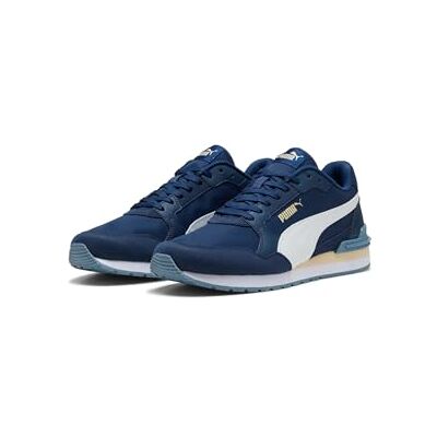 PUMA St Runner V4 NL, unisex-vuxen sneakers, persisk blå vit duk, 46 EU PUMA St Runner V4 NL, unisex-vuxen sneakers, persisk blå vit duk, 46 EU
