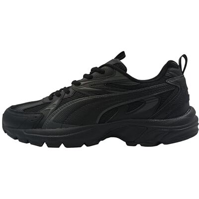 PUMA Unisex Milenio Tech Sneaker, svart skugga grå, 40 EU PUMA Unisex Milenio Tech Sneaker, svart skugga grå, 40 EU