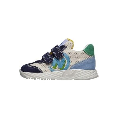 Naturino Jesko 2 VL. Calf Perf./Suede Navy-Milk-Celeste, skor för barn och tonåringar, Blå, 27 EU Naturino Jesko 2 VL. Calf Perf./Suede Navy-Milk-Celeste, skor för barn och tonåringar, Blå, 27 EU