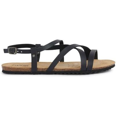 Geox Damer D BRIONIA Low B platt sandal, svart, 40 EU, svart, 40 EU Geox Damer D BRIONIA Low B platt sandal, svart, 40 EU, svart, 40 EU