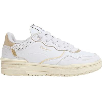 Pepe Jeans dam CHESTER DISTRESS W sneak, vit (OFF WHITE), 4 UK, Vit benvit, 4 UK Pepe Jeans dam CHESTER DISTRESS W sneak, vit (OFF WHITE), 4 UK, Vit benvit, 4 UK