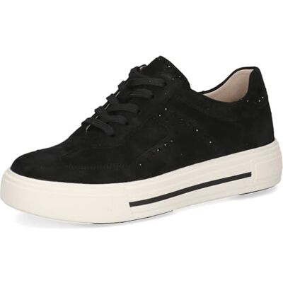 CAPRICE dam 9-23730-45 sneakers, svart mocka, 39 EU, Svart mocka, 39 EU CAPRICE dam 9-23730-45 sneakers, svart mocka, 39 EU, Svart mocka, 39 EU