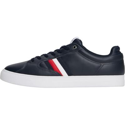 Tommy Hilfiger herr ikon domstolsränder Fm0fm05628 låg topp, Blå ökenhimmel, 44 EU Tommy Hilfiger herr ikon domstolsränder Fm0fm05628 låg topp, Blå ökenhimmel, 44 EU