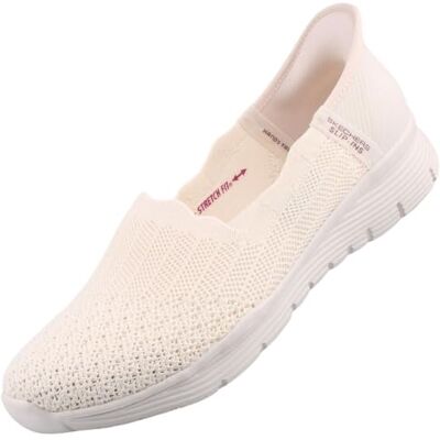 Skechers Dam Seager Believe It Sneaker, Vitt, 38.5 EU Skechers Dam Seager Believe It Sneaker, Vitt, 38.5 EU