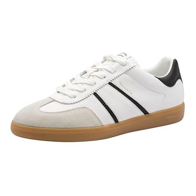 Tamaris dam Low 1-23624-43 sneakers, vit/svart, 38 EU Tamaris dam Low 1-23624-43 sneakers, vit/svart, 38 EU