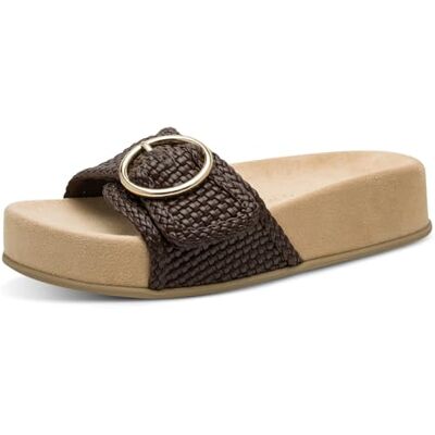 MARCO TOZZI Pantolette 2-27514-46, damtofflor, choklad, 40 EU MARCO TOZZI Pantolette 2-27514-46, damtofflor, choklad, 40 EU