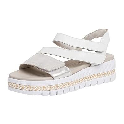 Tamaris Comfort Damer 8-8-88702-20-942 platta sandaler, Silver Comb, 37 EU, Silverkam, 37 EU Weit Tamaris Comfort Damer 8-8-88702-20-942 platta sandaler, Silver Comb, 37 EU, Silverkam, 37 EU Weit