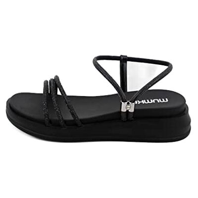 Mumka Dam Piedras Negras sandal, svarta stenremmar, 36 EU, Svarta stenremmar, 36 EU Mumka Dam Piedras Negras sandal, svarta stenremmar, 36 EU, Svarta stenremmar, 36 EU