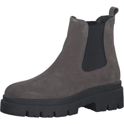 Tamaris dam Chelsea Boot 1–25492-41 smal, Grå mocka, 39 EU Tamaris dam Chelsea Boot 1–25492-41 smal, Grå mocka, 39 EU