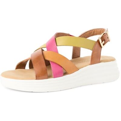 MARCO TOZZI Sandal 2-28773-46, dam, konjak multi, 36 EU MARCO TOZZI Sandal 2-28773-46, dam, konjak multi, 36 EU