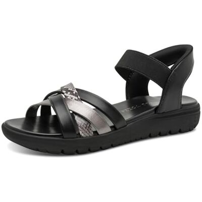 MARCO TOZZI Sandal 2-28625-46, damsandaler, kam svart, 39 EU MARCO TOZZI Sandal 2-28625-46, damsandaler, kam svart, 39 EU