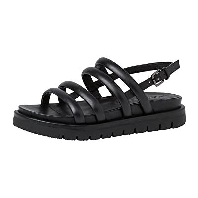 Tamaris Damer 1-1-28266-38 platt sandal, svart, 40 EU Tamaris Damer 1-1-28266-38 platt sandal, svart, 40 EU