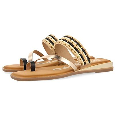 GIOSEPPO Dam sandaler med kilklack, Oro 37.5 EU GIOSEPPO Dam sandaler med kilklack, Oro 37.5 EU