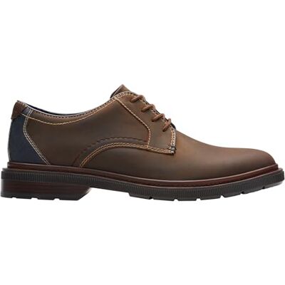 Clarks Burchill Derby Mens Beeswax Leather, 10.5 Clarks Burchill Derby Mens Beeswax Leather, 10.5