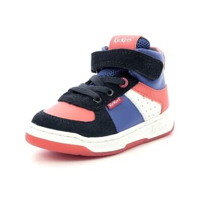 Kickers Kickalien, korg för barn, Flerfärgad leopard, 22 EU Kickers Kickalien, korg för barn, Flerfärgad leopard, 22 EU
