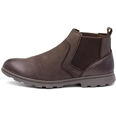 Hush Puppies Tyrone Chelsea-känga för män, Brun, 41.5 EU Hush Puppies Tyrone Chelsea-känga för män, Brun, 41.5 EU