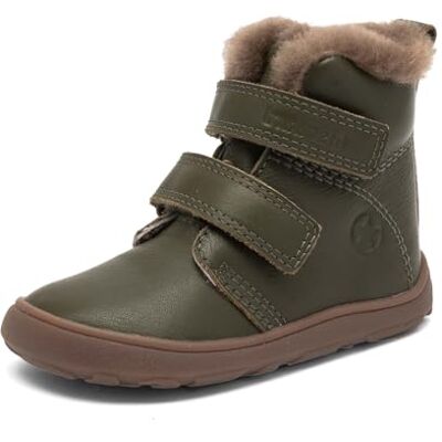 Bisgaard Unisex barn Barefoot Emil Lamb Fashion Boot, kaki, 22 EU bred Bisgaard Unisex barn Barefoot Emil Lamb Fashion Boot, kaki, 22 EU bred