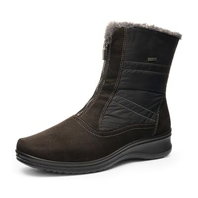 ARA München ankelstövlar för kvinnor, Svart grå 12 48530 05, 42 EU bred ARA München ankelstövlar för kvinnor, Svart grå 12 48530 05, 42 EU bred