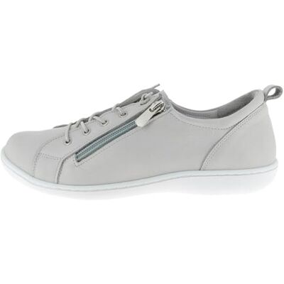 Andrea Conti Lädersneakers för kvinnor 0341043, storlek:37 EU, Färg:grå Andrea Conti Lädersneakers för kvinnor 0341043, storlek:37 EU, Färg:grå
