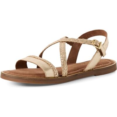 MARCO TOZZI Damer 2–28144-44 sandal, Metallic, 39 EU MARCO TOZZI Damer 2–28144-44 sandal, Metallic, 39 EU