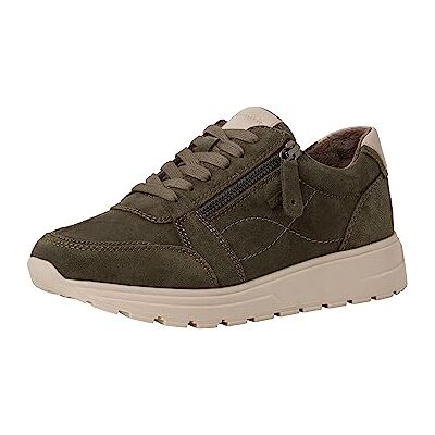 TAMARIS Gröna Läder Sneakers - Sneakers TAMARIS Gröna Läder Sneakers - Sneakers