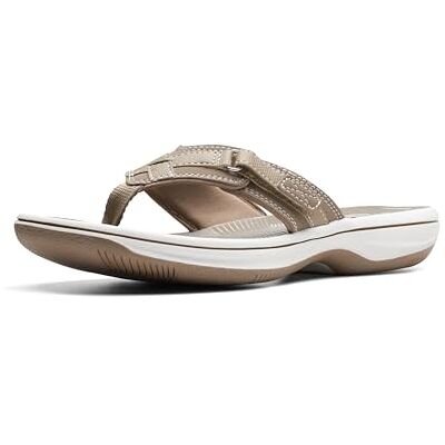Clarks kvinnors bris hav flip-flop, Mullvadsbrunt, 10 UK Clarks kvinnors bris hav flip-flop, Mullvadsbrunt, 10 UK