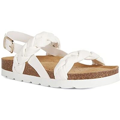 Geox Dam D BRIONIA HIGH Sandal, vit, 41 EU, Vit, 41 EU Geox Dam D BRIONIA HIGH Sandal, vit, 41 EU, Vit, 41 EU