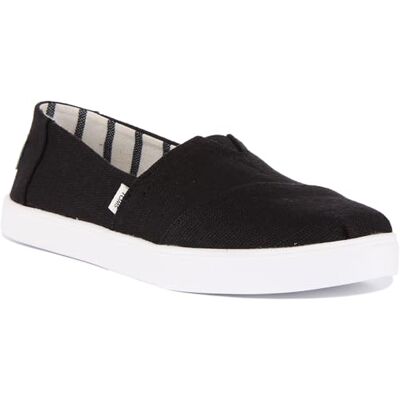 TOMS Dam Alpargata Black Espadrilles, Svart Svart 001, 36.5 EU TOMS Dam Alpargata Black Espadrilles, Svart Svart 001, 36.5 EU