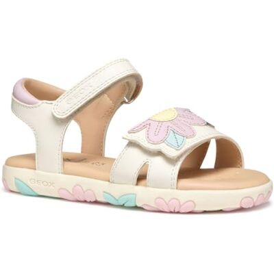 Geox J Sandal Haiti Girl, flickor, Vit rosa, 29 EU Geox J Sandal Haiti Girl, flickor, Vit rosa, 29 EU