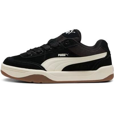 PUMA Unisex Park Lifestyle Sk8 Sd Sneaker, svart frostad elfenben, 36 EU PUMA Unisex Park Lifestyle Sk8 Sd Sneaker, svart frostad elfenben, 36 EU