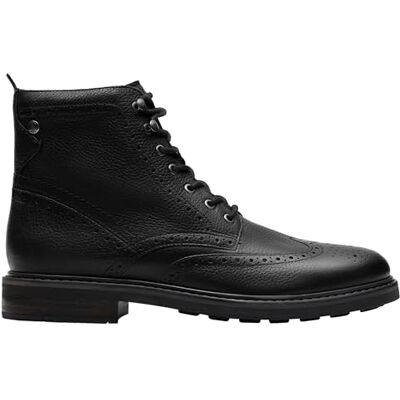 Clarks Newford LaceBT Mens Black Leather, 10 Clarks Newford LaceBT Mens Black Leather, 10