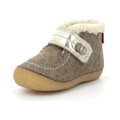 Kickers So Schuss platt oxford flicka, Fantasy Golden Taupe, 23 EU Kickers So Schuss platt oxford flicka, Fantasy Golden Taupe, 23 EU