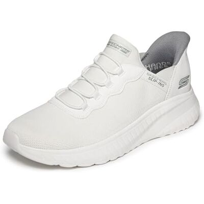 Skechers Bobs Squad Chaos Daily Hype herr Slip-On, Vitt, 41.5 EU Skechers Bobs Squad Chaos Daily Hype herr Slip-On, Vitt, 41.5 EU
