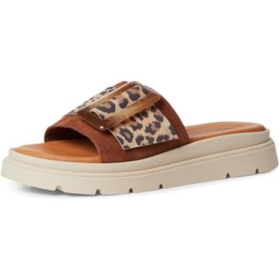 Tamaris Dam 27234-44 Mules, Leopard cognac, 36 EU Tamaris Dam 27234-44 Mules, Leopard cognac, 36 EU