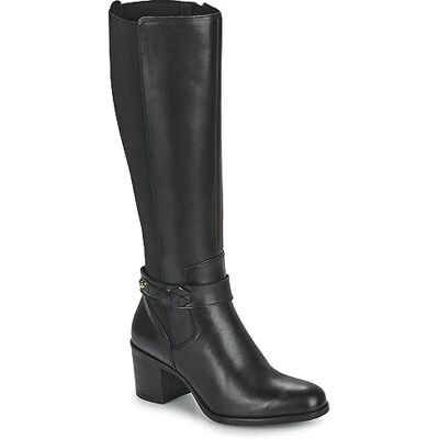 Geox flicka D New Asheel Knee High Boot, svart, 36 EU Geox flicka D New Asheel Knee High Boot, svart, 36 EU
