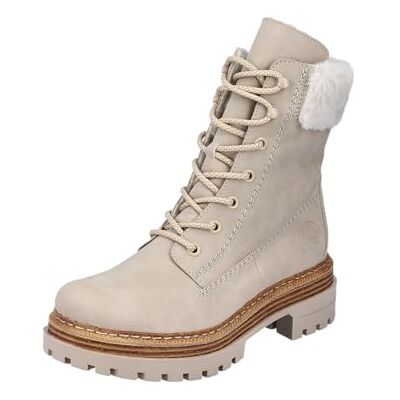 Rieker Dam 75630 snörstövlar, Beige, 41 EU Rieker Dam 75630 snörstövlar, Beige, 41 EU