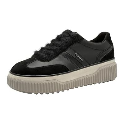 Tamaris dam Low 1-23753-45 sneakers, svart läder, 38 EU, Svart läder, 38 EU Tamaris dam Low 1-23753-45 sneakers, svart läder, 38 EU, Svart läder, 38 EU
