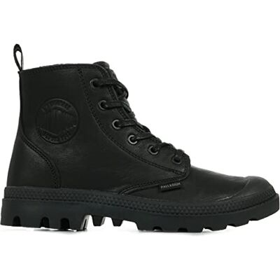 Palladium pampa dragkedja läder, unisex ankelstövel, Svart, 4 UK Palladium pampa dragkedja läder, unisex ankelstövel, Svart, 4 UK