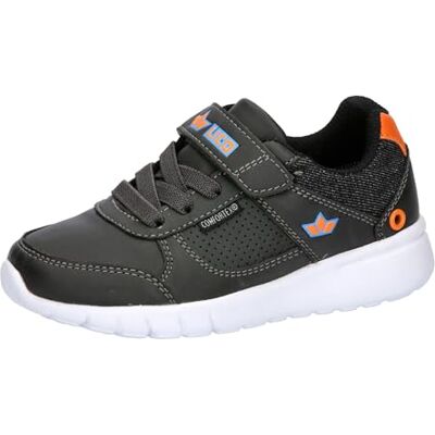 Lico Mat VS sneakers, antracit/orange/blå, 25 EU Lico Mat VS sneakers, antracit/orange/blå, 25 EU