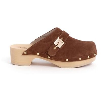 Scholl Dam Pescura Clog 50 sandal, Cognac, 41 EU Scholl Dam Pescura Clog 50 sandal, Cognac, 41 EU